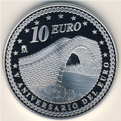 Spain, 10 euro, 2007