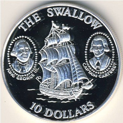 Соломоновы острова, 10 долларов (1994 г.)