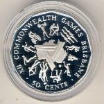 Australia, 50 cents, 1989