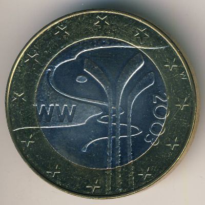 Finland, 5 euro, 2003