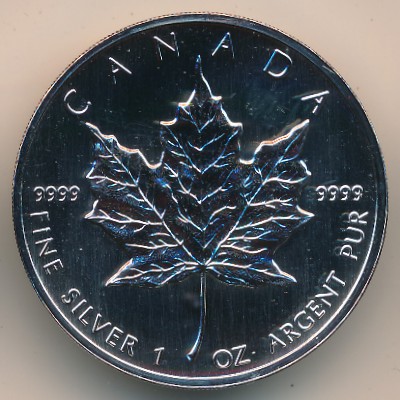 Canada, 5 dollars, 1990–2003