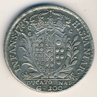 Неаполь и Сицилия, 120 гран (1784–1785 г.)