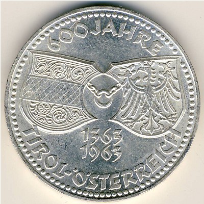 Austria, 50 schilling, 1963