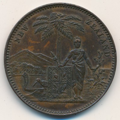 New Zealand, 1 penny, 1881