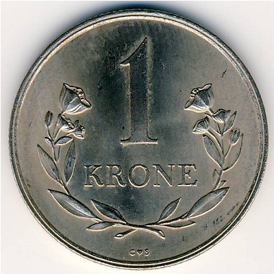 Greenland, 1 krone, 1960–1964