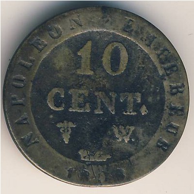 Франция, 10 сентим (1808–1809 г.)