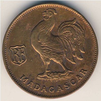 Madagascar, 1 franc, 1943