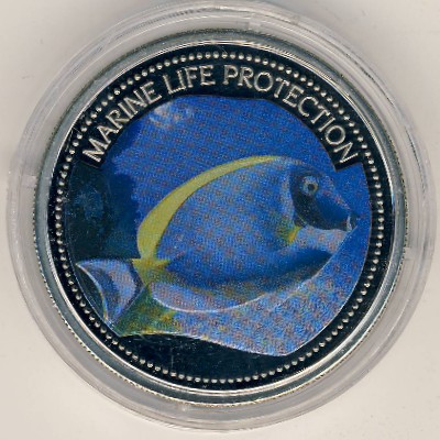 Palau, 1 dollar, 2007