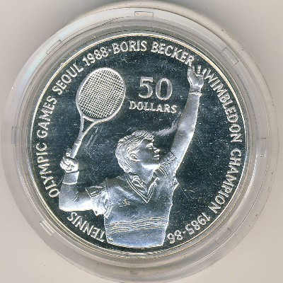 Niue, 50 dollars, 1987