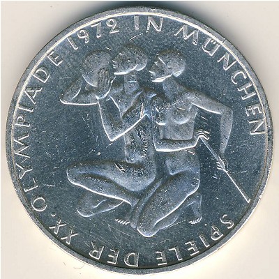 ФРГ, 10 марок (1972 г.)