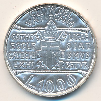 Vatican City, 1000 lire, 1993
