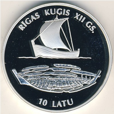 Латвия, 10 лат (1997 г.)