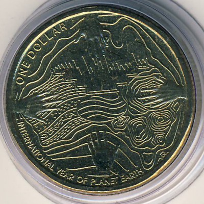 Australia, 1 dollar, 2008