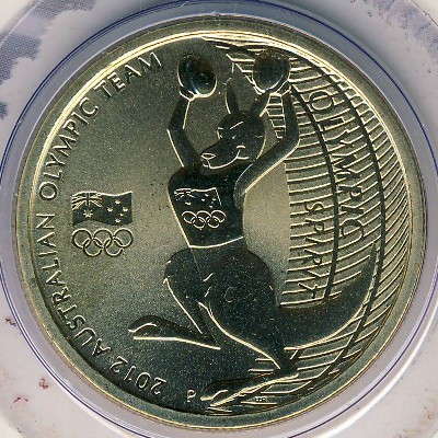 Australia, 1 dollar, 2012