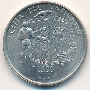 Ватикан, 100 лир (1995 г.)