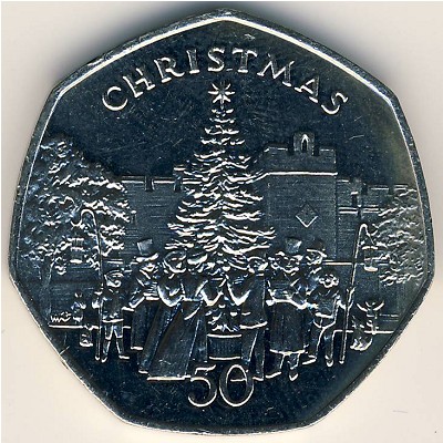 Isle of Man, 50 pence, 1982