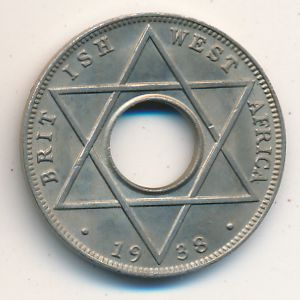 Британская Западная Африка, 1/10 пенни (1938–1947 г.)