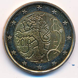 Финляндия, 2 евро (2010 г.)