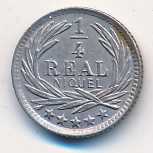 Guatemala, 1/4 real, 1900–1901