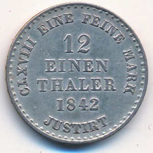 Hannover, 1/12 thaler, 1841–1844