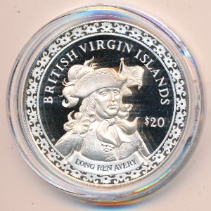 Virgin Islands, 20 dollars, 2000