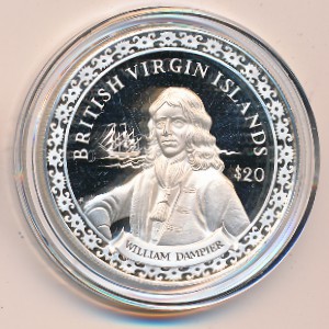 Virgin Islands, 20 dollars, 2000