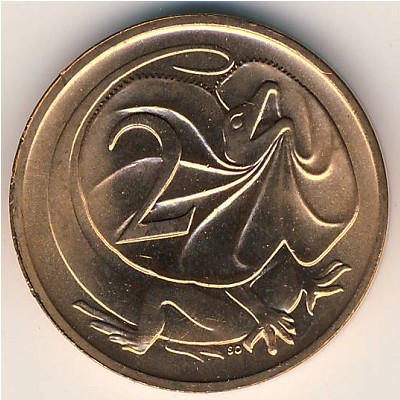 Australia, 2 cents, 1966–1984