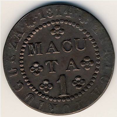 Ангола, 1 макута (1814–1819 г.)