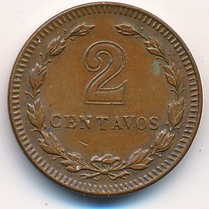 Argentina, 2 centavos, 1939–1947