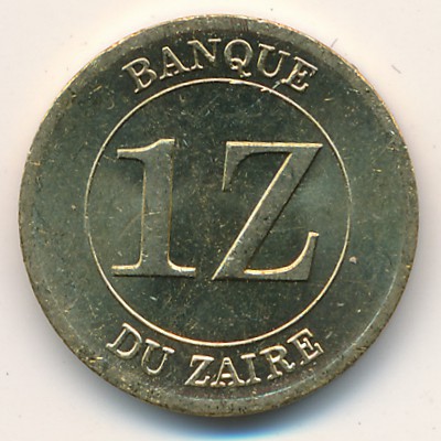 Zaire, 1 zaire, 1987
