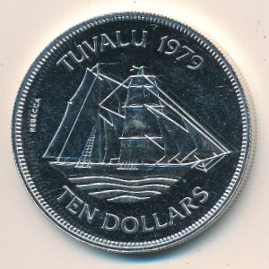 Тувалу, 10 долларов (1979 г.)