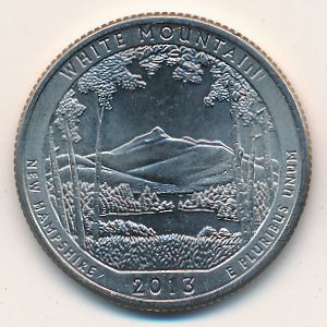 USA, Quarter dollar, 2013