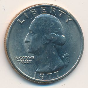 США, 1/4 доллара (1977–1998 г.)