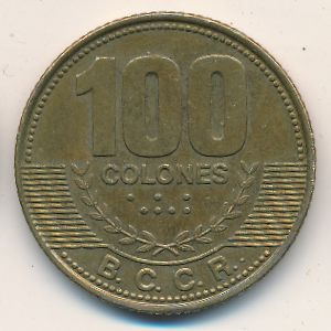 Коста-Рика, 100 колон (2006–2017 г.)