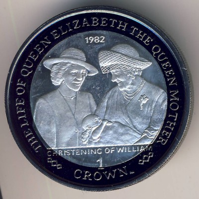 Gibraltar, 1 crown, 2002