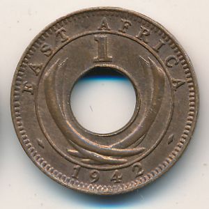 East Africa, 1 cent, 1942
