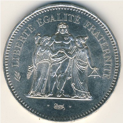 France, 50 francs, 1974–1980