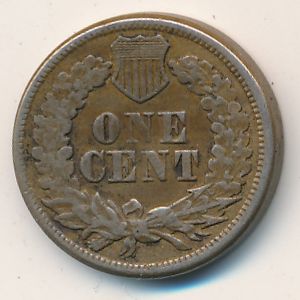 USA, 1 cent, 1860–1864