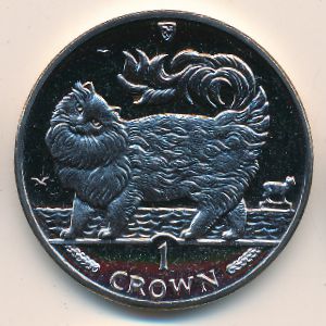 Isle of Man, 1 crown, 1993