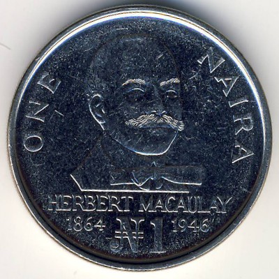 Nigeria, 1 naira, 1991–1993