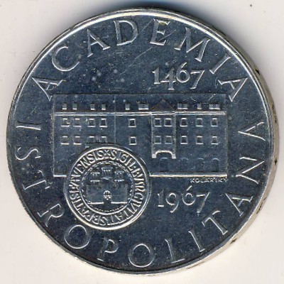 Czechoslovakia, 10 korun, 1967