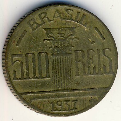 Бразилия, 500 рейс (1936–1938 г.)