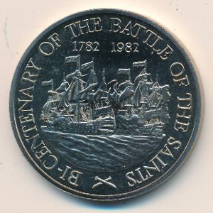 Остров Сент-Люсия, 10 долларов (1982 г.)