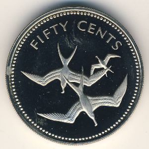 Belize, 50 cents, 1974
