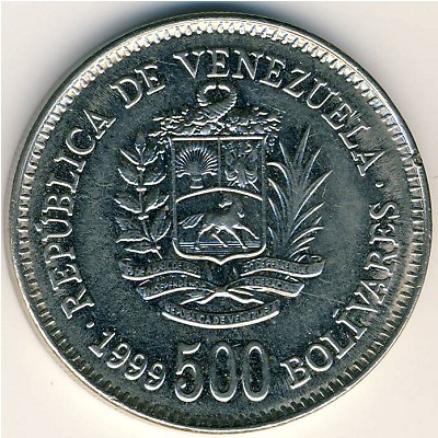 Венесуэла, 500 боливар (1999 г.)