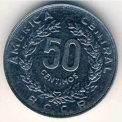 Коста-Рика, 50 сентимо (1982–1990 г.)
