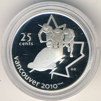 Canada, 25 cents, 2008