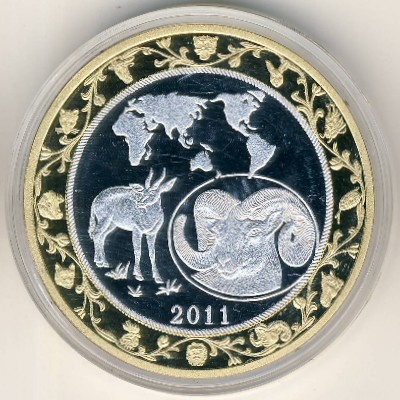 North Korea, 30 won, 2011