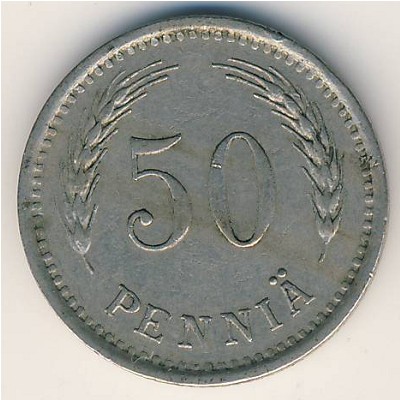 Finland, 50 pennia, 1921–1940