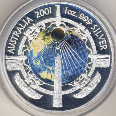 Australia, 1 dollar, 2001